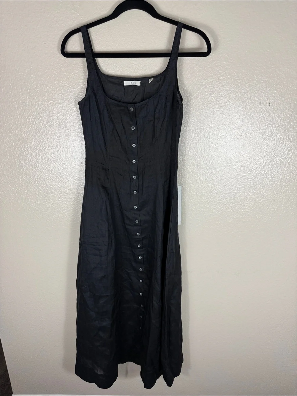 Doen Lantana Midi Dress Black - Picture 3 of 8